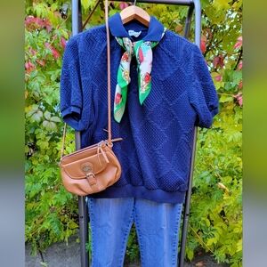 VINTAGE Alfred Dunner Button Up Polo